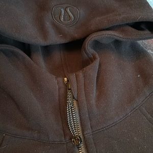 Lululemon Women’s Scuba Hoodie Cropped l/xl black great condition